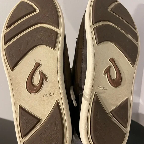 OluKai Men's army green/tan  Boots size 9 - Picture 7 of 9